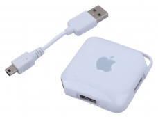 High Speed 4 Port USB 2.0 Hub For Laptop PC-White